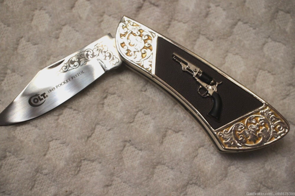 Colt 1849 Pocket Pistol Knife Franklin Mint-img-0