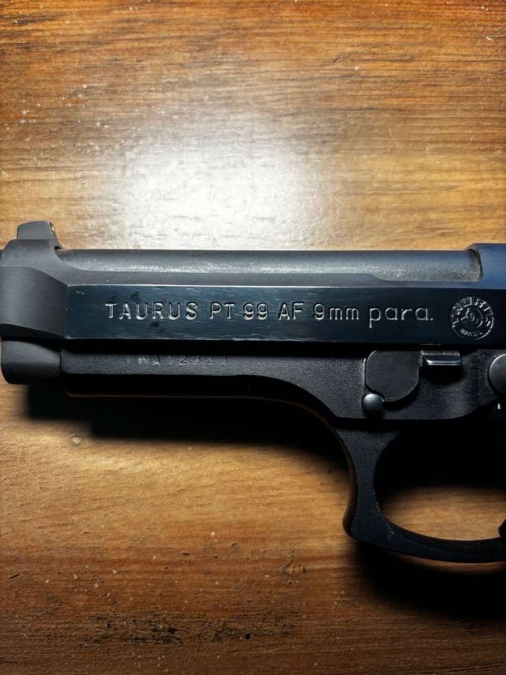 Used Taurus PT-99 9mm Stainless/Blued | Original Box and Papers-img-4