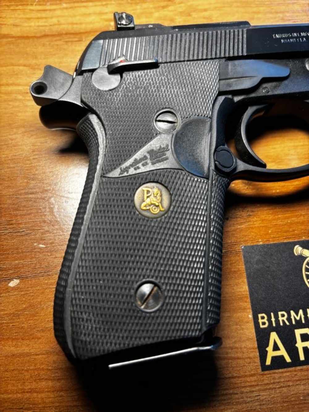 Used Taurus PT-99 9mm Stainless/Blued | Original Box and Papers-img-6