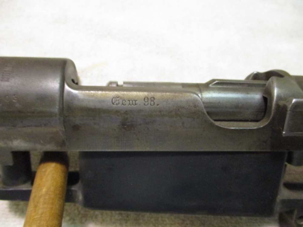 German Kaiser Era Model Gew 98 1906 Pre WWI Barreled Receiver & Parts -img-14