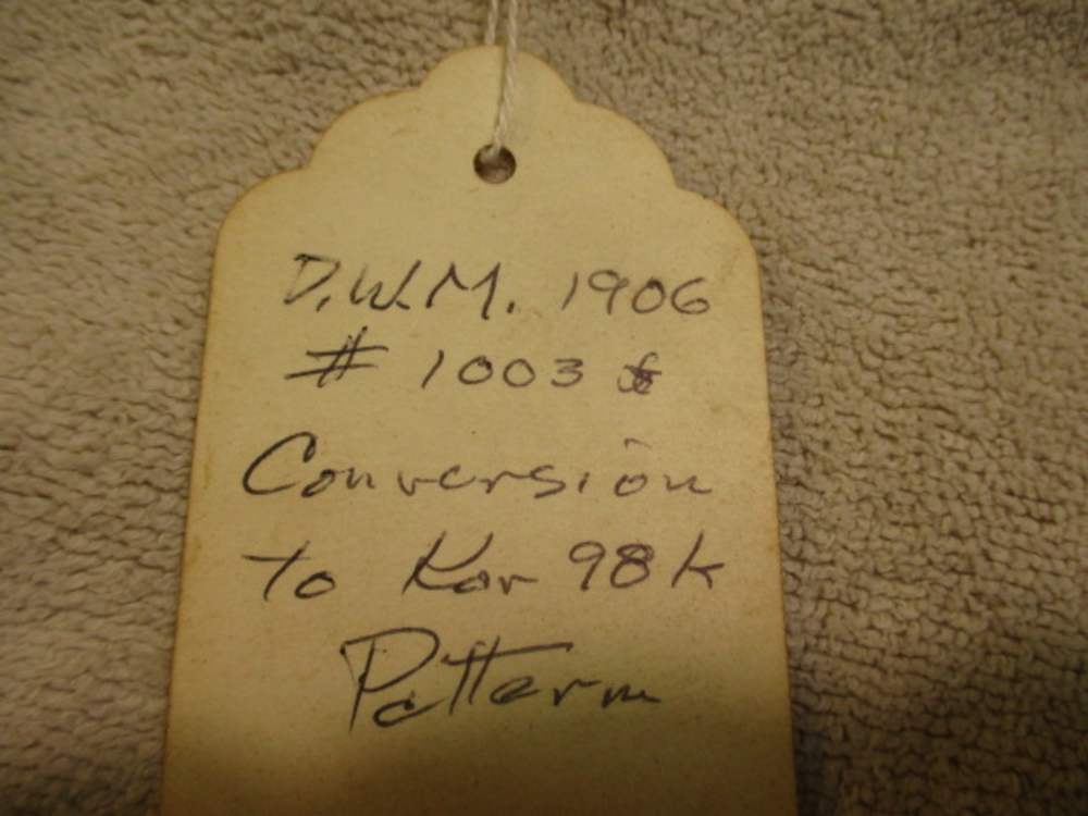 German Kaiser Era Model Gew 98 1906 Pre WWI Barreled Receiver & Parts -img-1