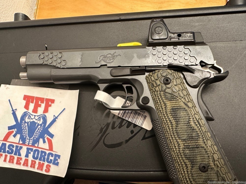Kimber KHX Custom Trijicon in .45  with a 5" Brl and 1-9 Rnd Mag NIB!-img-3