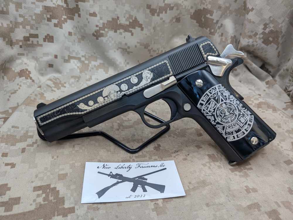 Colt Government 1911 .38 Super Mama Quilla Moon New-img-0