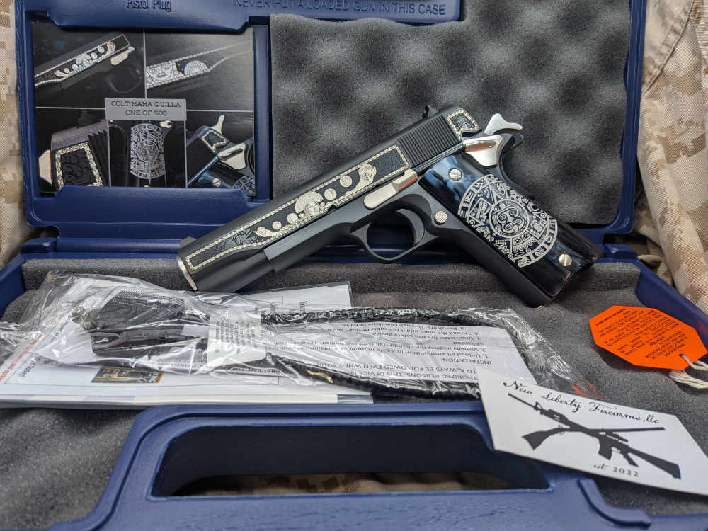 Colt Government 1911 .38 Super Mama Quilla Moon New-img-2
