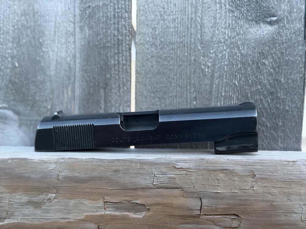 Vintage Factory Colt 1911 9mm Commander Slide Upper Series 70 Blue Ace 45-img-12