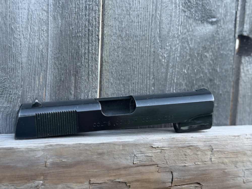 Vintage Factory Colt 1911 9mm Commander Slide Upper Series 70 Blue Ace 45-img-13