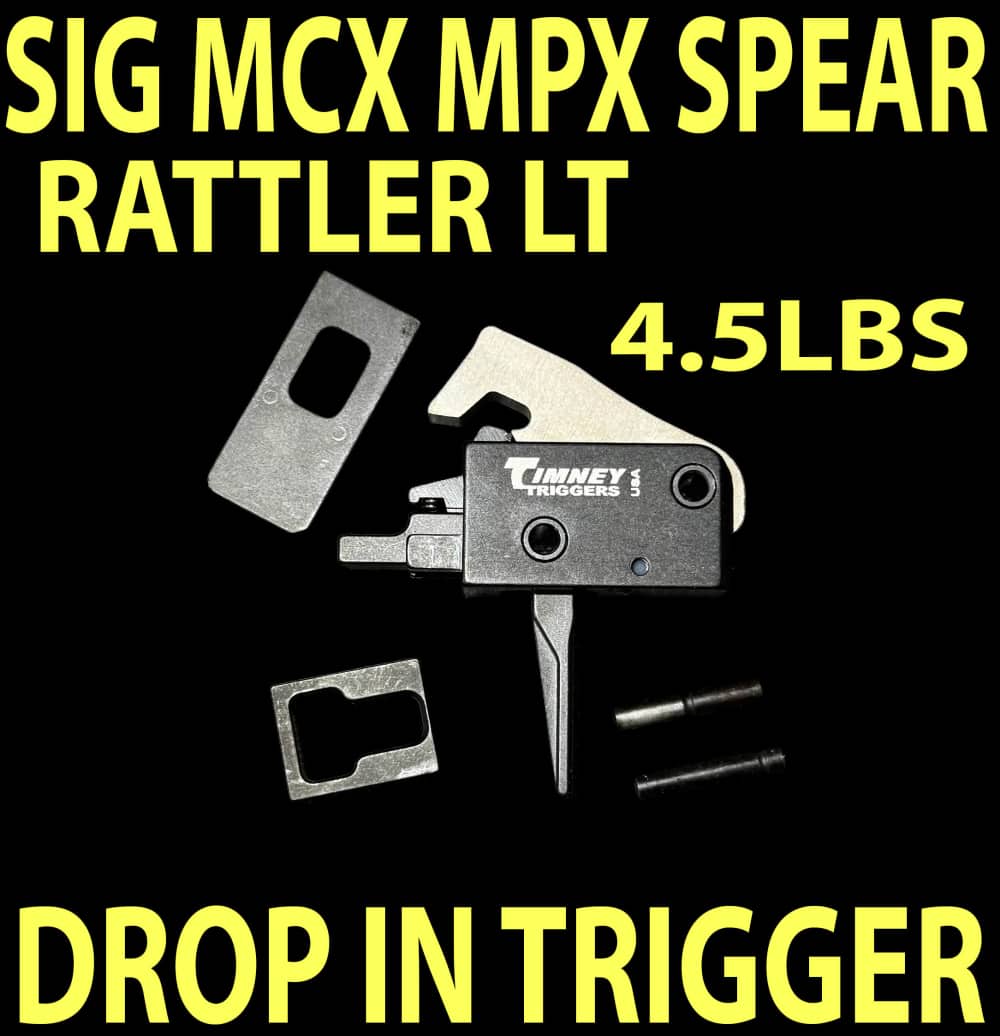 SIG MCX Trigger by Timney 4.5lbs, Drop In, MPX, SPEAR , RATTLER Compatible -img-0