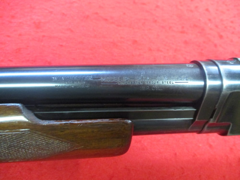 Winchester Model 12, 26" Plain Barrel, IC Choke, 12 Ga., Checkered Forend-img-9