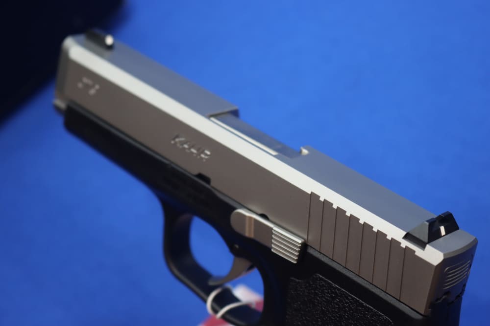 KAHR ARMS Model CT9 Pistol 9MM Luger 2-Tone Stainless Compact 8RD 4" NEW SA-img-14