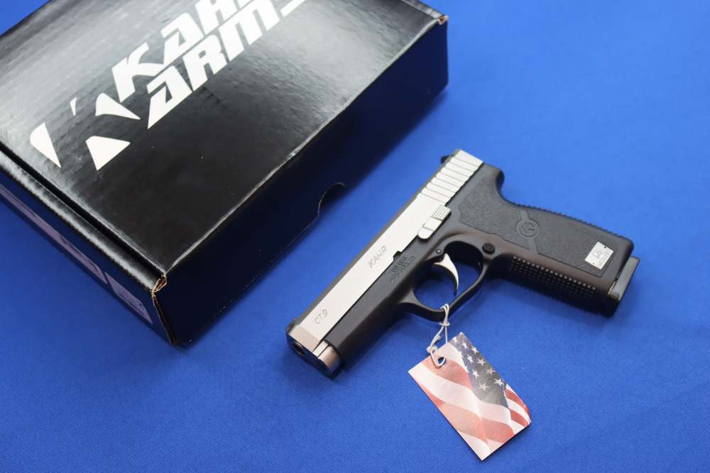 KAHR ARMS Model CT9 Pistol 9MM Luger 2-Tone Stainless Compact 8RD 4" NEW SA-img-0