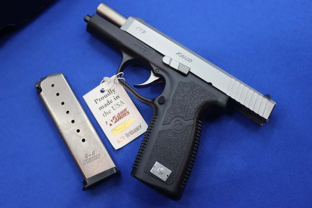 KAHR ARMS Model CT9 Pistol 9MM Luger 2-Tone Stainless Compact 8RD 4" NEW SA-img-16
