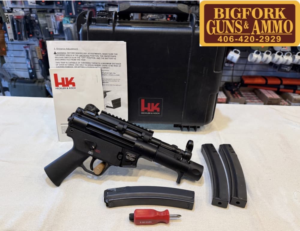 Heckler & Koch SP5 9mm w 3-30 rnd mag … New in Box !! -img-0