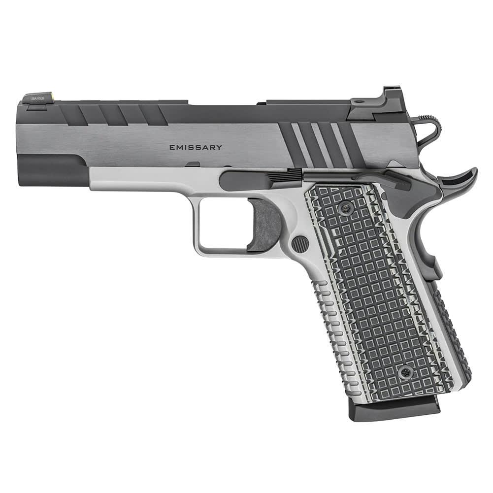 SPRINGFIELD ARMORY 1911 Emissary 45 ACP 4.25in 2x 8rd Mags Pistol (PX9218L)-img-2