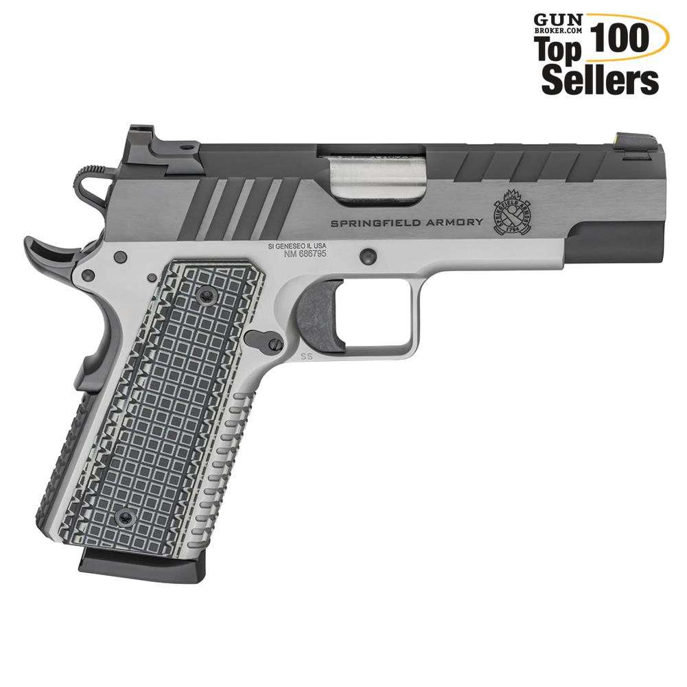 SPRINGFIELD ARMORY 1911 Emissary 45 ACP 4.25in 2x 8rd Mags Pistol (PX9218L)-img-0