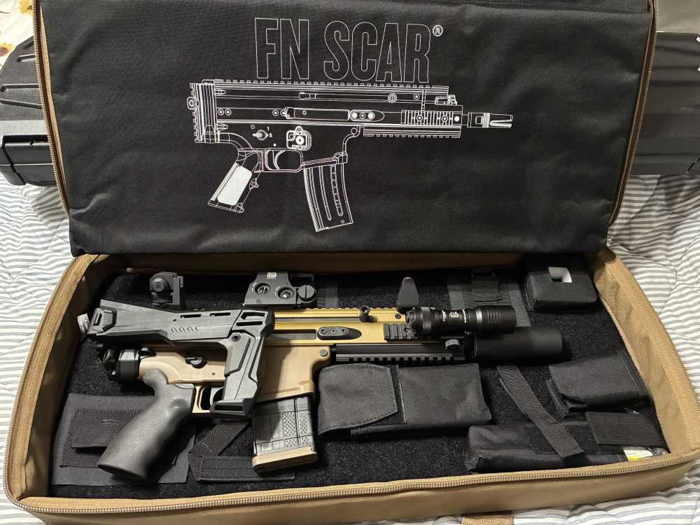  “LAYAWAY” RARE BRONZE 300 BLK SCAR 15P w/ Extras Eotech Surefire -img-0
