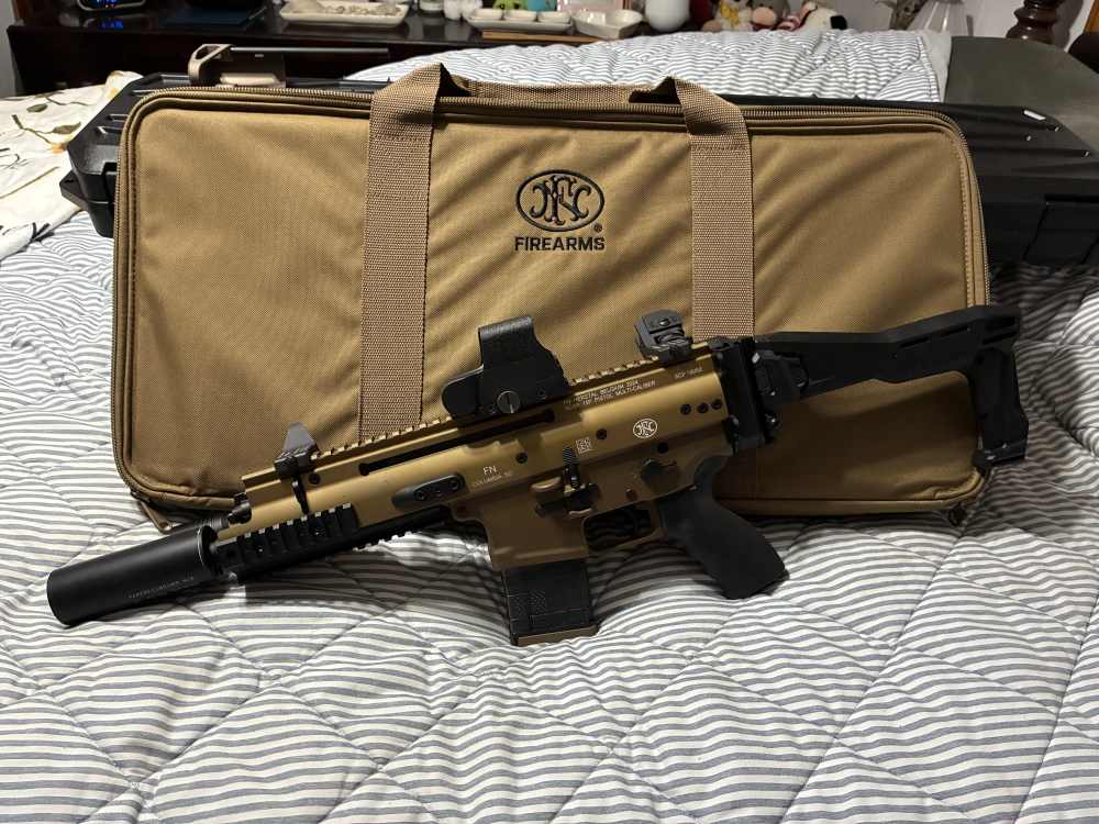  “LAYAWAY” RARE BRONZE 300 BLK SCAR 15P w/ Extras Eotech Surefire -img-1
