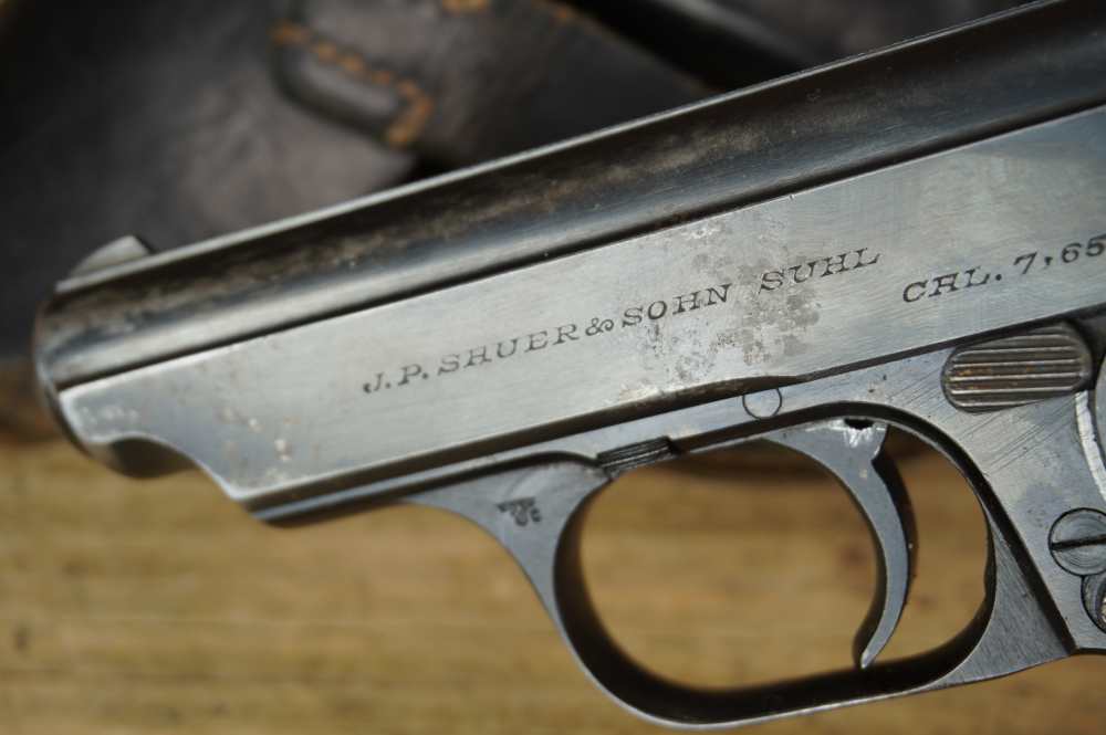 JP Sauer German Police WW2 complete rig excellent original 38 H Eagle C-img-15