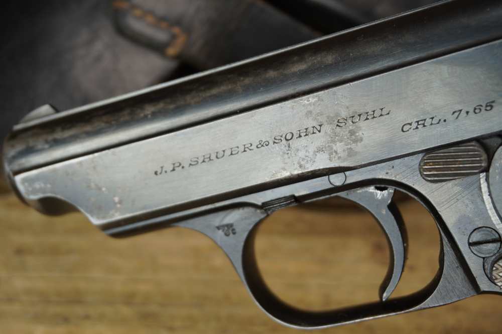 JP Sauer German Police WW2 complete rig excellent original 38 H Eagle C-img-16