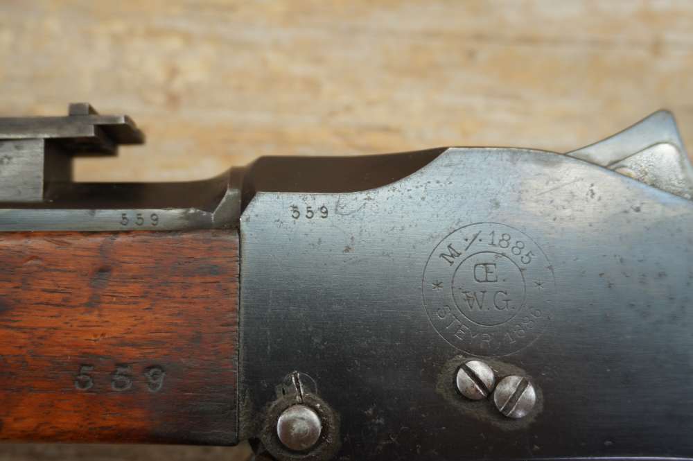 Steyr Guedes Mod 1885 Boer War era c.1886 ZAR OVS HIGH CONDITION must see -img-34