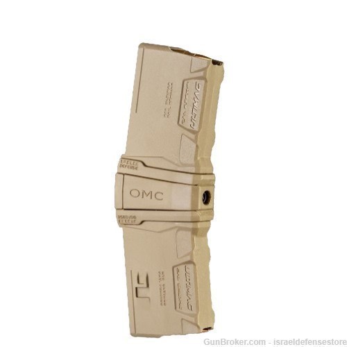 FAB DEFENSE OMC Kit - Ultimag 10R Dual magazine for AR15/M16 Rifle - Tan-img-0