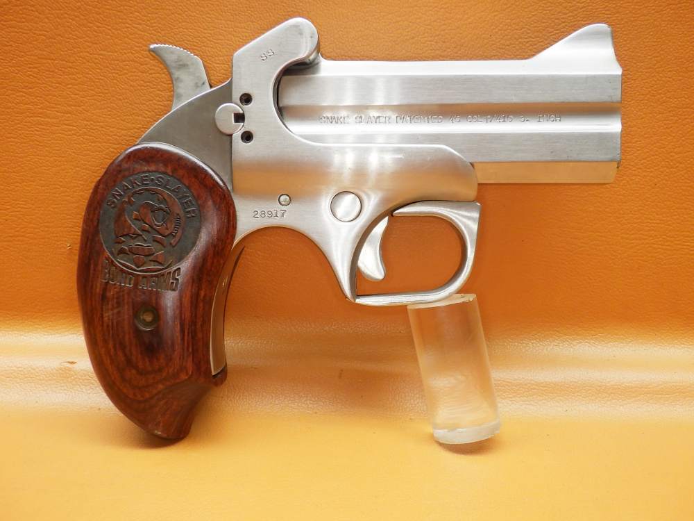 REDUCED: Bond Arms Snake Slayer .45 Colt/.410 3.5" Bbl Stainless-img-0