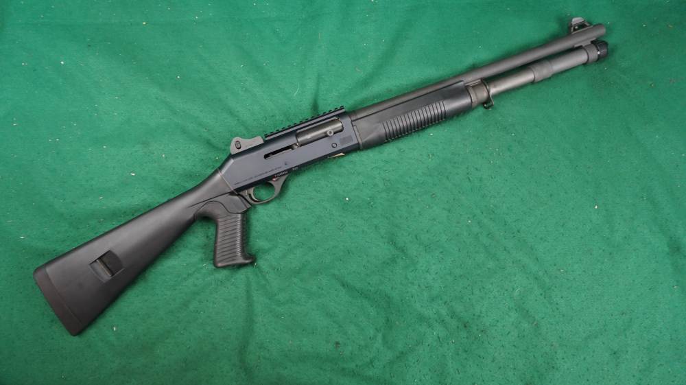Benelli M1014 1014 M4 12ga 18.5" w/ Extra Stocks Mag Tube & Forend 1¢ Start-img-1