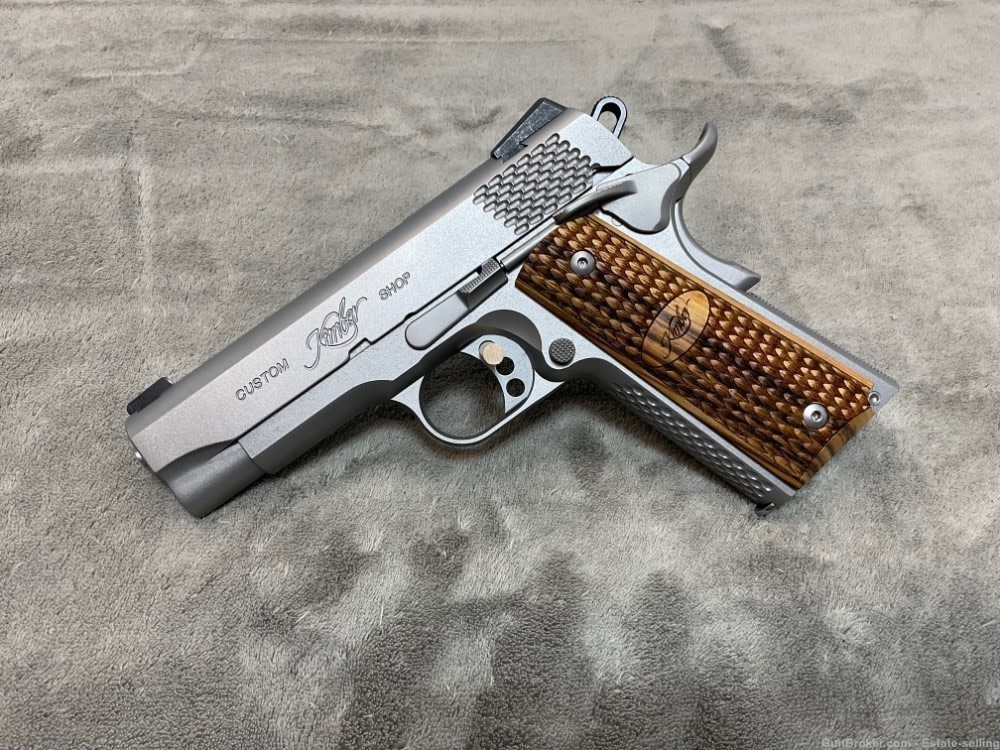 Kimber Stainless Pro Raptor II .45ACP, 4” Match Grade Barrel, NIB-img-1