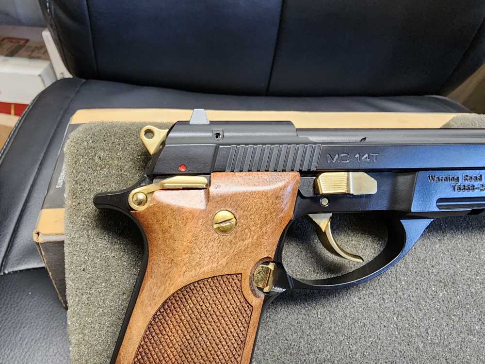 PICS! NEW GIRSAN MC14T 380 4.5" TIP UP BLACK GOLD MC 14T 14 4.5 ACP NIB-img-6
