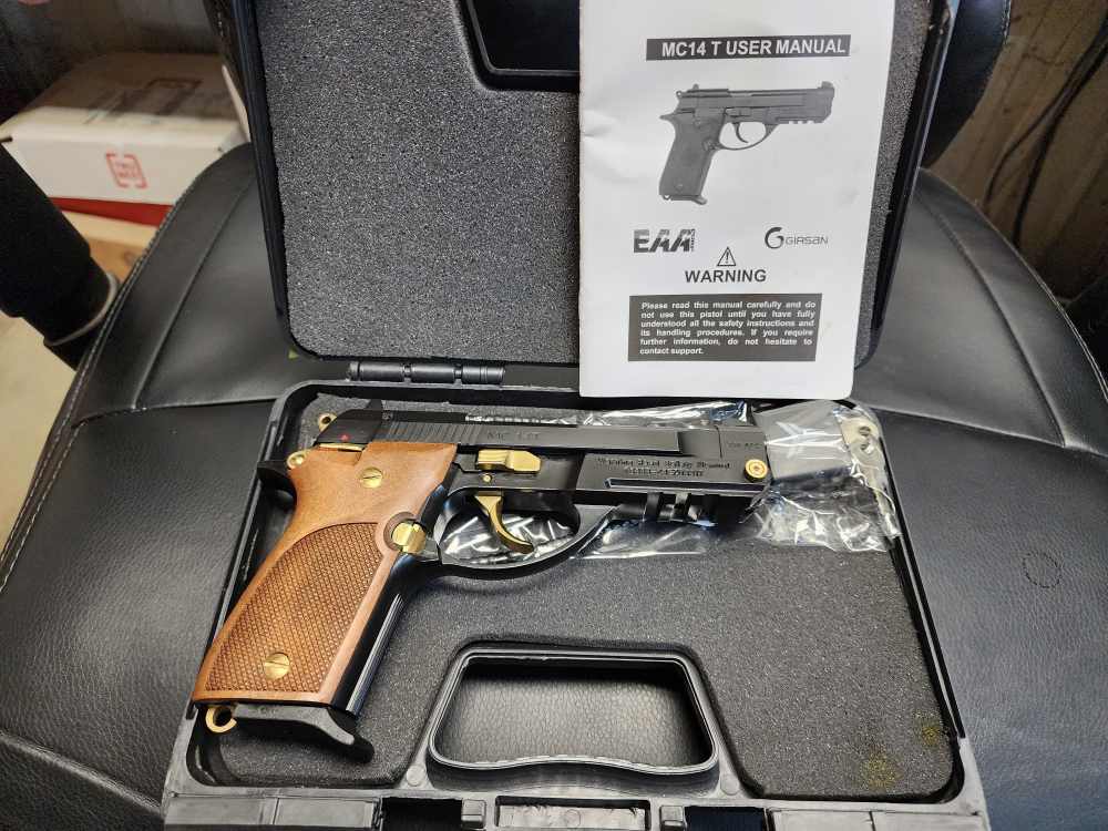 PICS! NEW GIRSAN MC14T 380 4.5" TIP UP BLACK GOLD MC 14T 14 4.5 ACP NIB-img-2