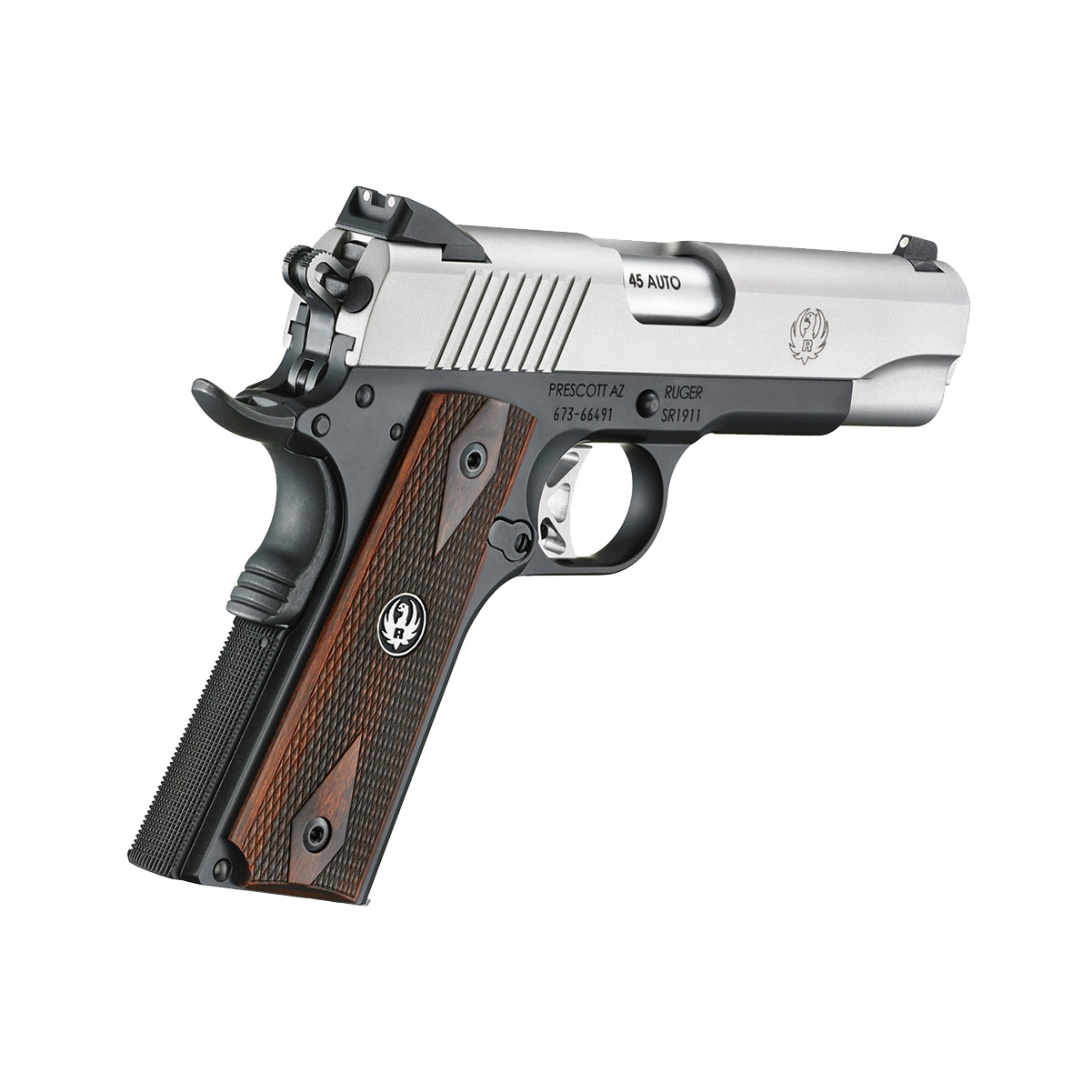 RUGER SR1911 Commander 45 ACP 4.25in 7rd Pistol (6711)-img-3