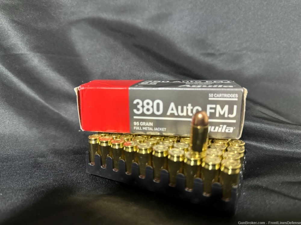 Aguila 380 FMJ 95 Grain Rounds (50) -img-0