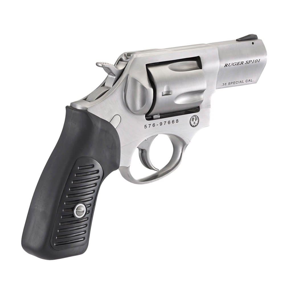 RUGER SP101 38 Spl +P 2.25in 5rd Satin Stainless Revolver (5737)-img-2