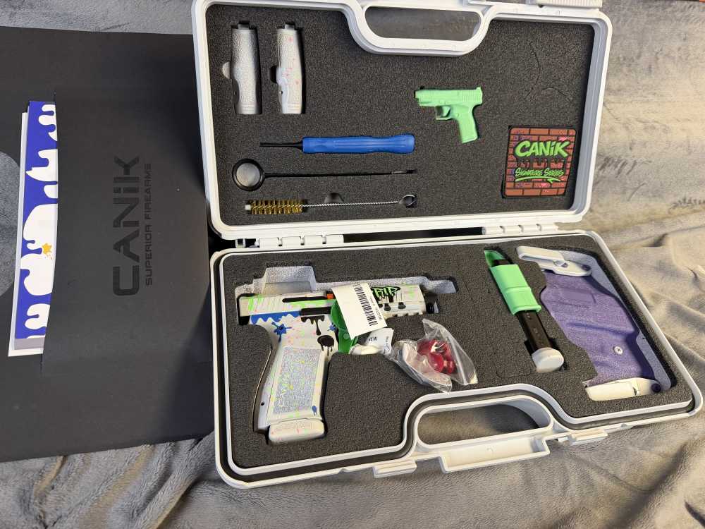 Canik Mete MC9LS Signature Drip, 9mm, 3.64" Barrel, 17 RDs, White Cerakote-img-2