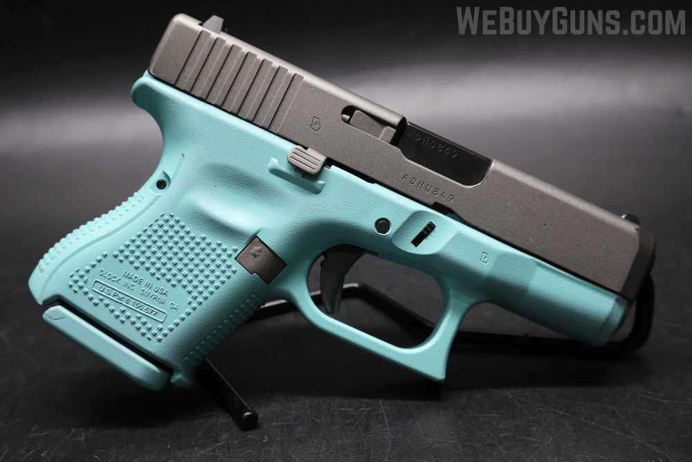 Glock G26 Gen5 Semi-Automatic Pistol W/ Blue Frame 9MMX19-img-0