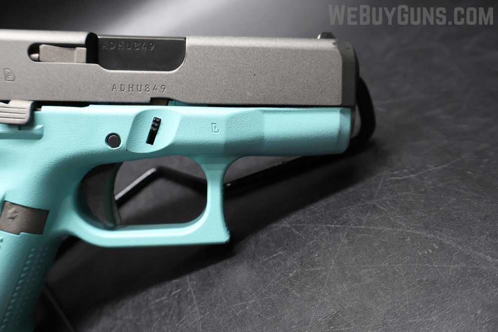 Glock G26 Gen5 Semi-Automatic Pistol W/ Blue Frame 9MMX19-img-3
