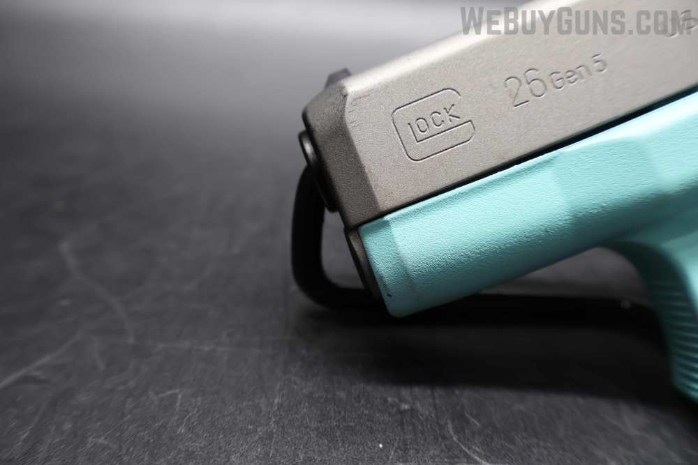 Glock G26 Gen5 Semi-Automatic Pistol W/ Blue Frame 9MMX19-img-7