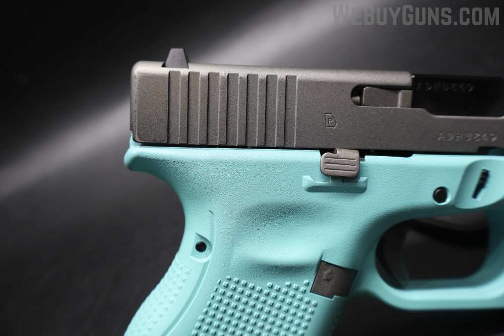 Glock G26 Gen5 Semi-Automatic Pistol W/ Blue Frame 9MMX19-img-4