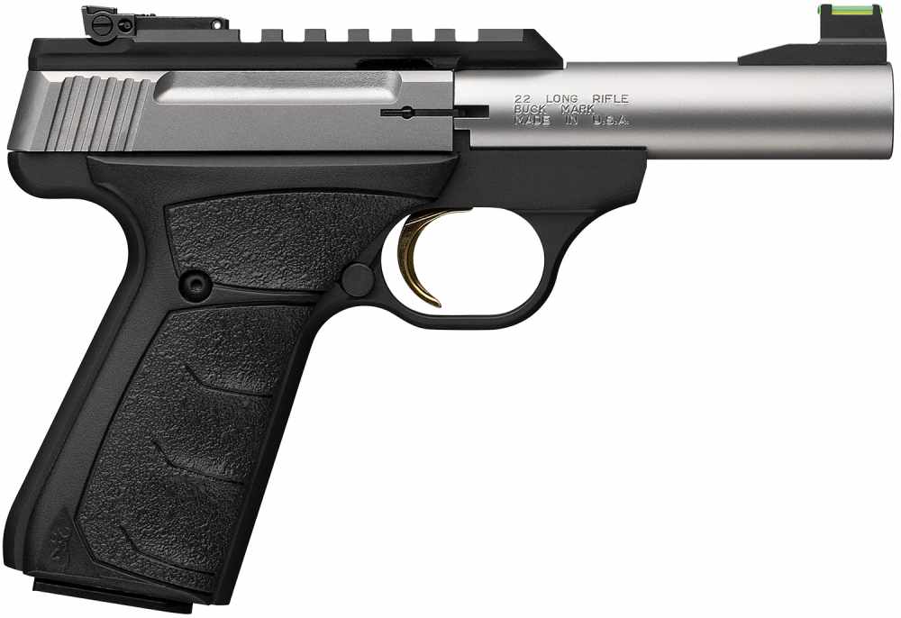 New-Browning Buck Mark Micro Bull .22 LR Stainless Optic Ready $Super Deal$-img-0