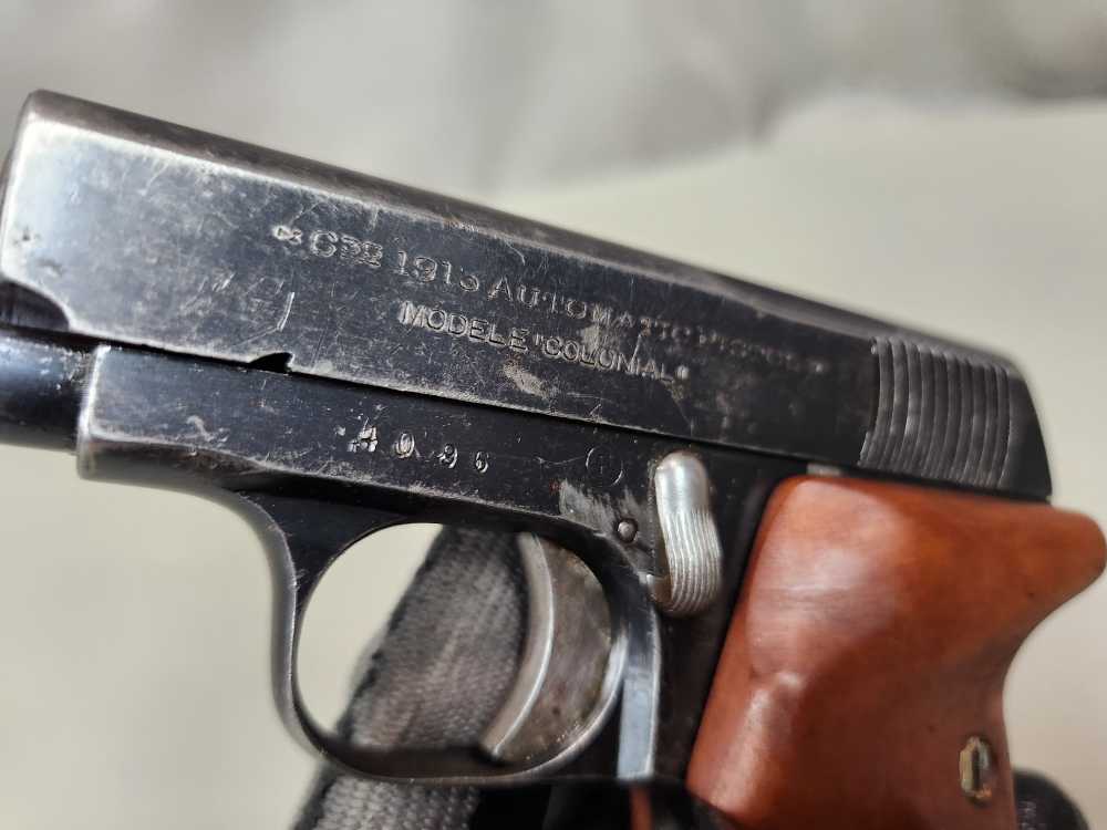 Pocket Pistol Colonial Grande Precision Eibar Spanish 6.35mm .25 ACP Colt-img-24