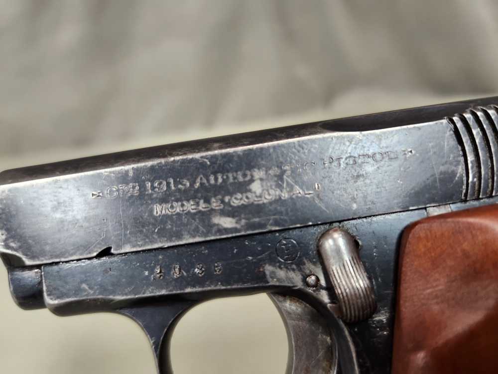 Pocket Pistol Colonial Grande Precision Eibar Spanish 6.35mm .25 ACP Colt-img-22