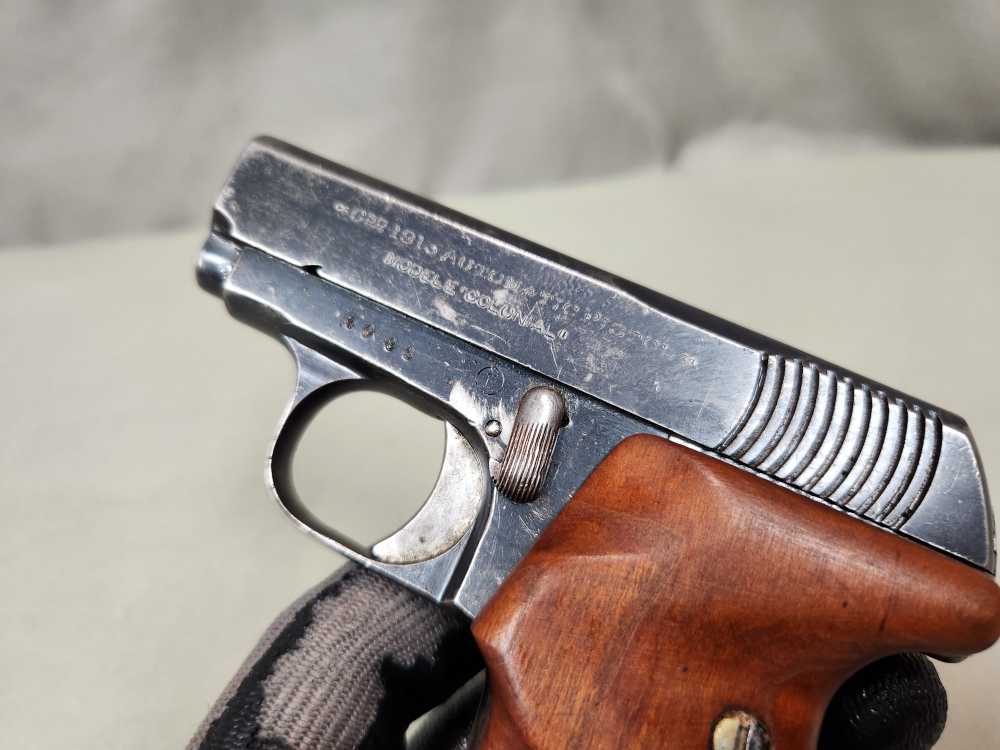Pocket Pistol Colonial Grande Precision Eibar Spanish 6.35mm .25 ACP Colt-img-3