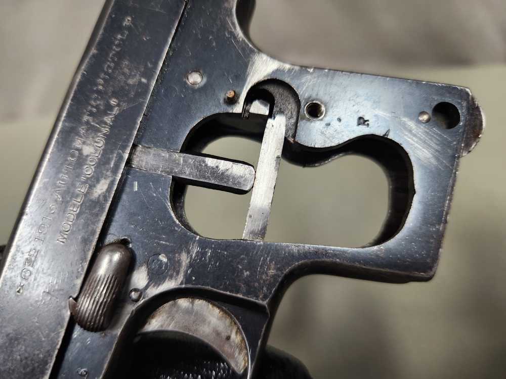 Pocket Pistol Colonial Grande Precision Eibar Spanish 6.35mm .25 ACP Colt-img-18