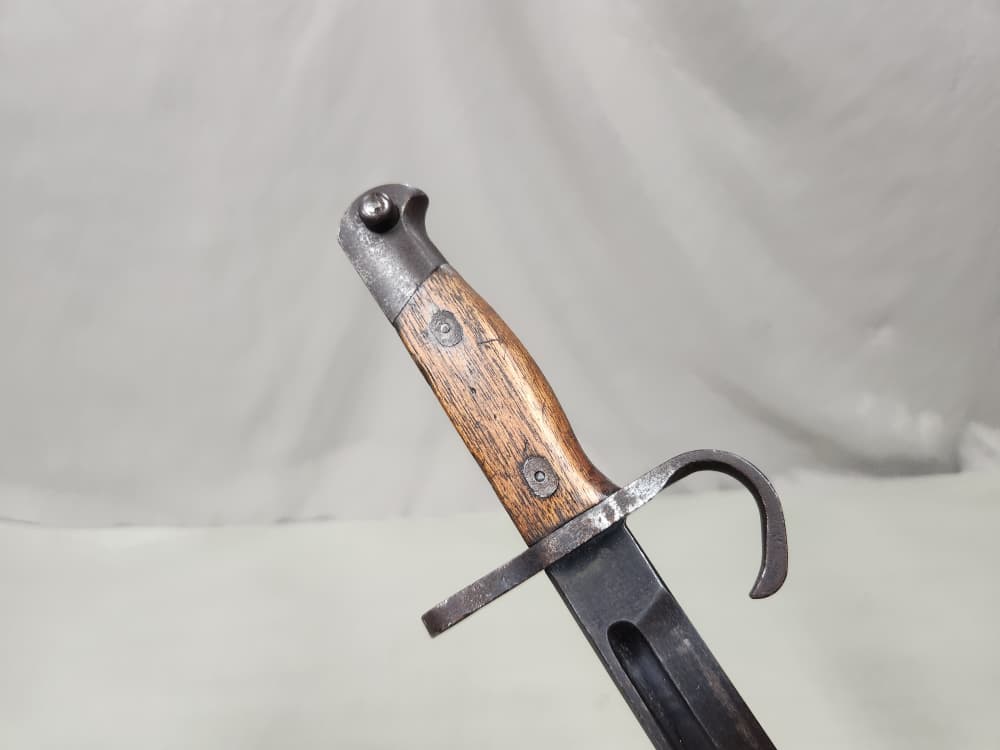 WWII Japanese Type 30 Arisaka Bayonet Nagoya Hooked Quillion-img-1