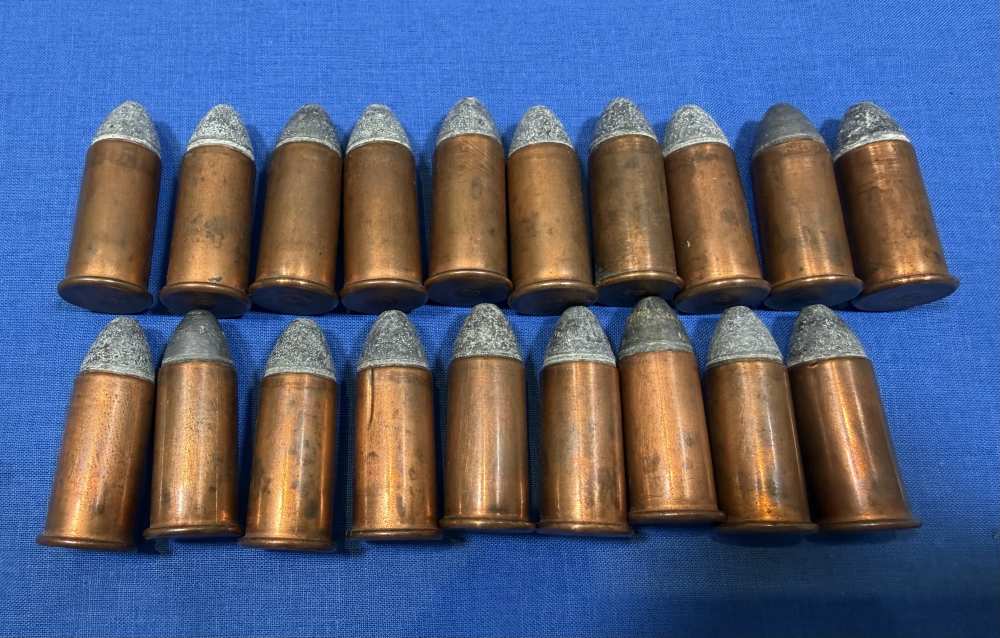 Collection of 23 Original Spencer Carbine Ammuntion, Ammo 56-50, No Reserve-img-3