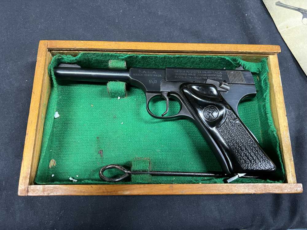 Talleres Tala t.a.l.a. pistol 22 lr 4 5/8” woodsman clone Argentina -img-16