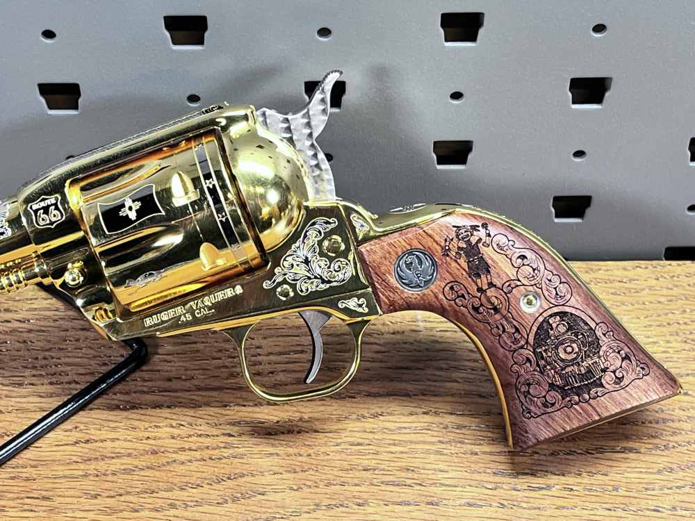 LIMITED EDITION NEW MEXICO THEMED RUGER VAQUERO 45 COLT 9 OF 10, NO CC FEES-img-6