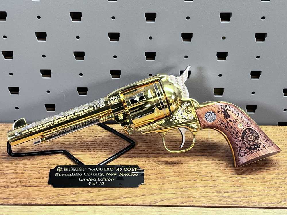 LIMITED EDITION NEW MEXICO THEMED RUGER VAQUERO 45 COLT 9 OF 10, NO CC FEES-img-4