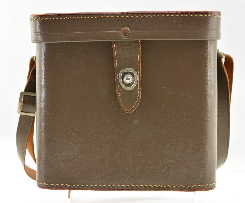  Vintage Scope Amber Coated 7-15X50 binoculars leather case Survival Japan -img-7