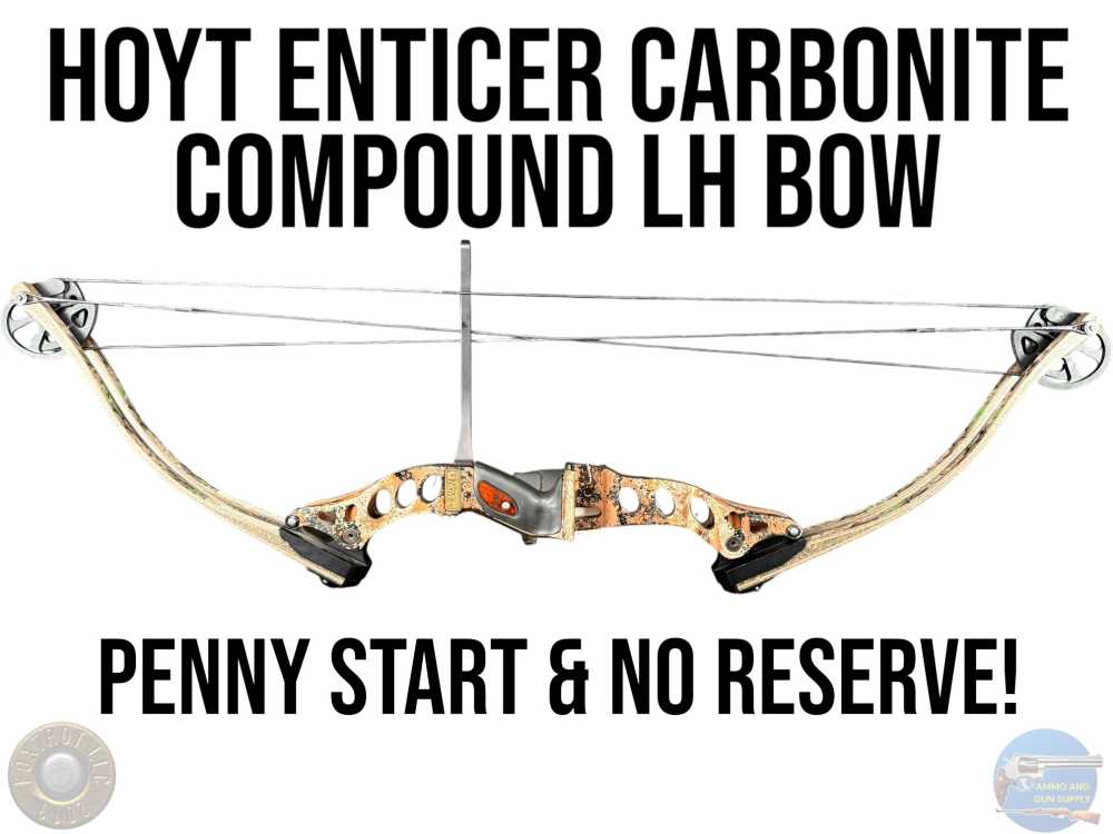 HOYT USA - ENTICER CARBONITE LEFT HAND COMPOUND BOW - PENNY START-img-0