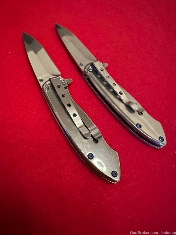 Two Stainless Spring Assist Knives Penny-img-1